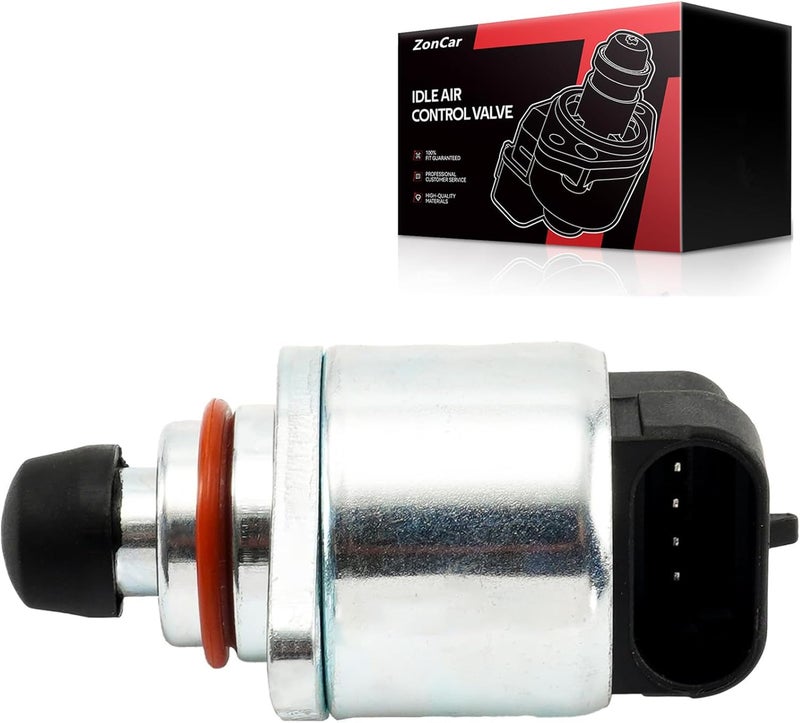 ZonCar Idle Air Control Valve AC147 Compatible with Chevrolet K1500 1996-1999, Silverado 1500 1999-2007, S10 1996-2004, C1500 1996-1999, Blazer 1996-2005, Astro 1996-2005, Tahoe 1996-2000 - Image 1